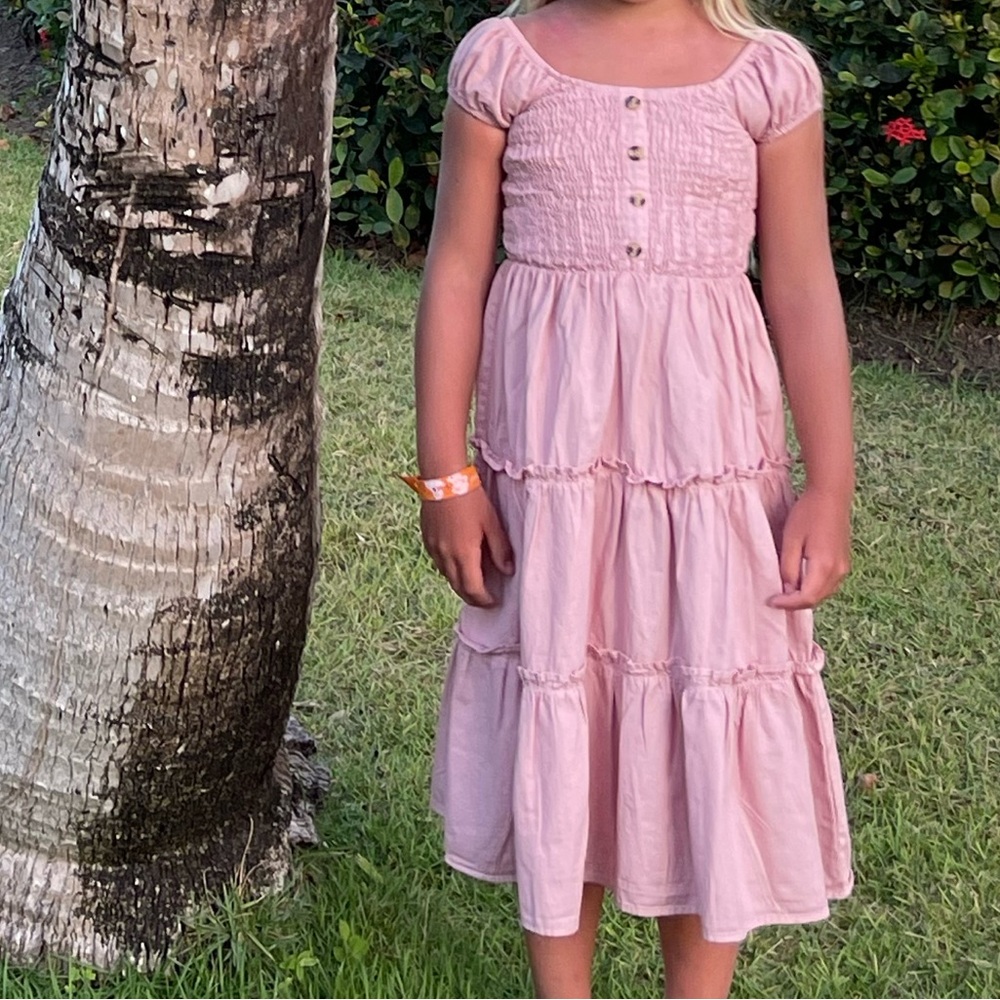 New Glory Girl Pink Dress Size S (7/8)